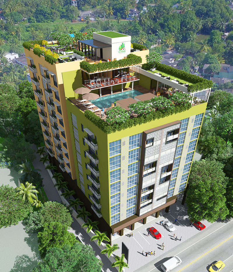 CK HOMES ROOF GARDEN LANDSCAPE
